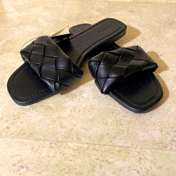 FOREVER 21 woven slides - Picture 1 of 5